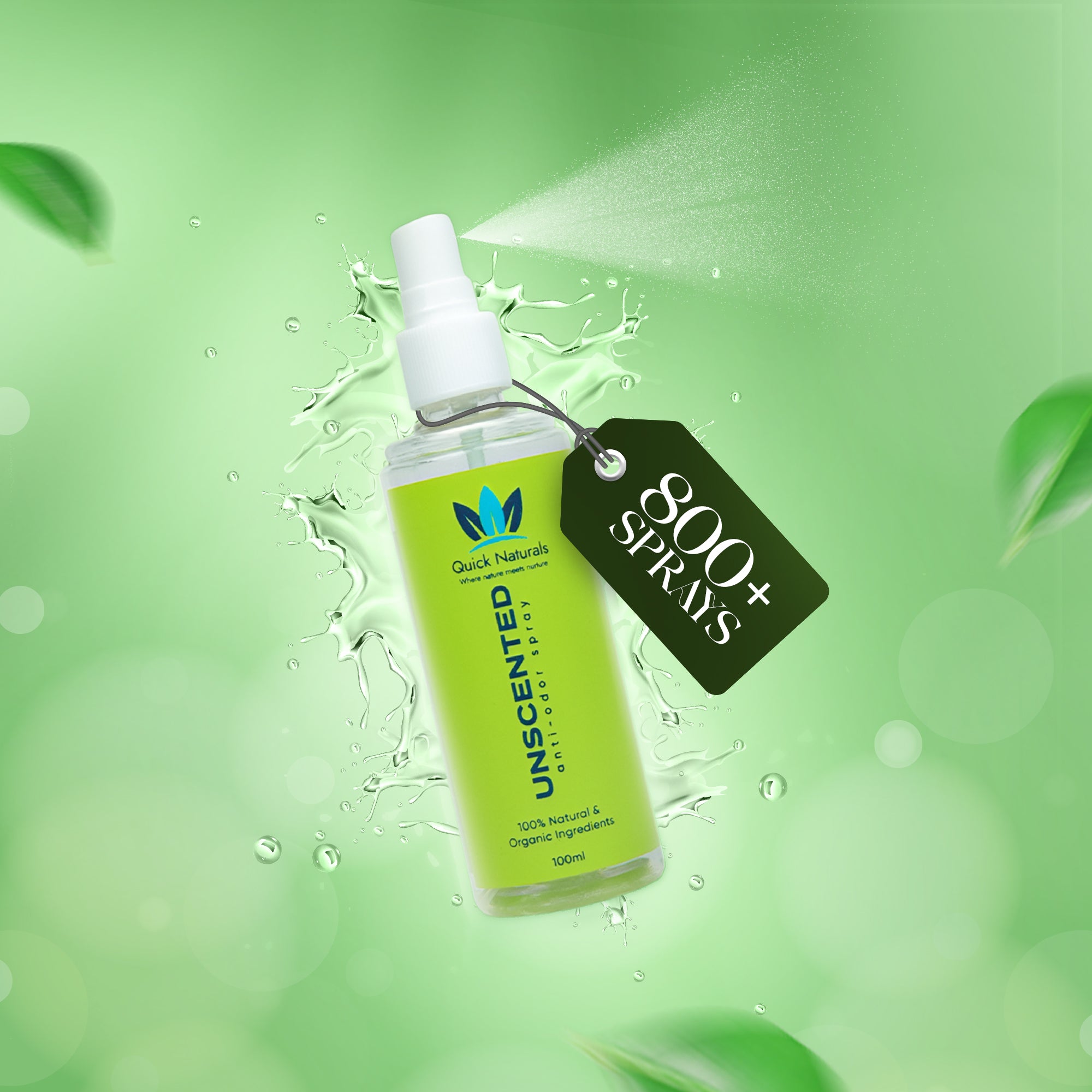 Natural Unscented anti-odor Spray