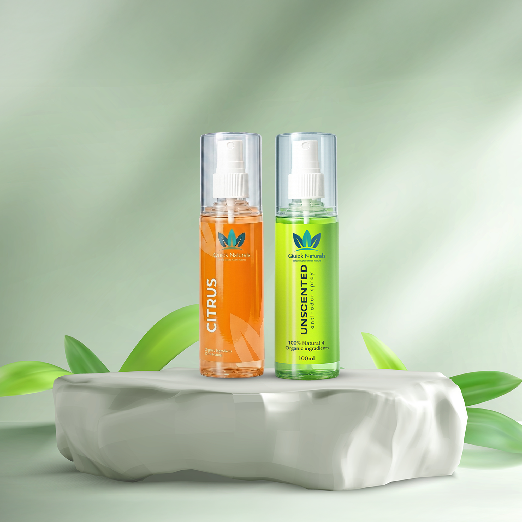 Hybrid Bundle (Unscented Anti-Odor + 72 HR Whole Body Skin Fragrance)
